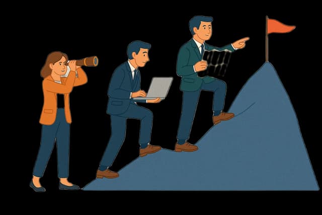 Business Adventure Illustration